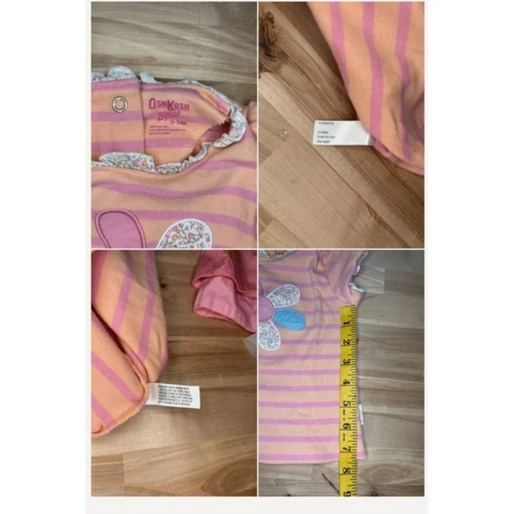 Baby Girl 6-9M Clothing Lot OshKosh Koala‎ Kids Circo Tops Tutu Skirt 4pc Set